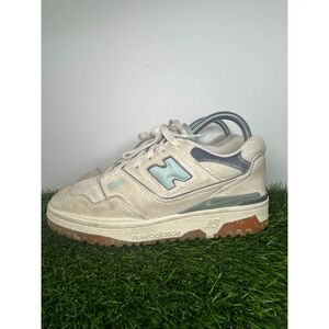 New Balance 550 Cream Green Sneakers Women’s 6.5 / Men’s 5 BBW550NB Casual Shoes